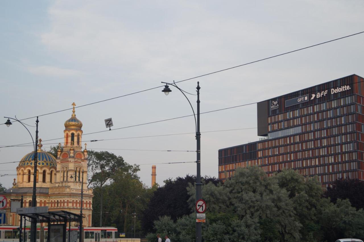 N23 Dwupoziomowy Apartament Lodz Centrum Wi-Fi Klimatyzacja ภายนอก รูปภาพ