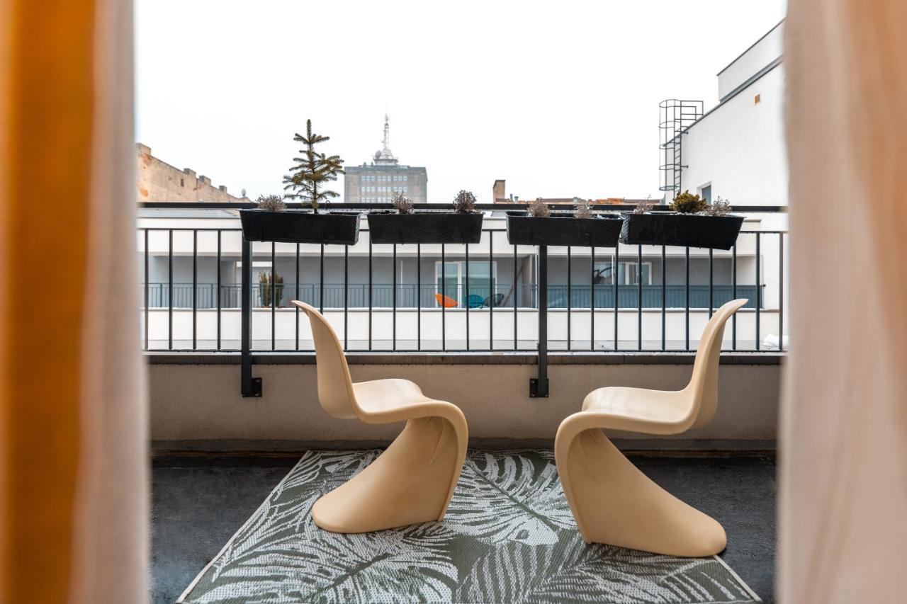 N23 Dwupoziomowy Apartament Lodz Centrum Wi-Fi Klimatyzacja ภายนอก รูปภาพ