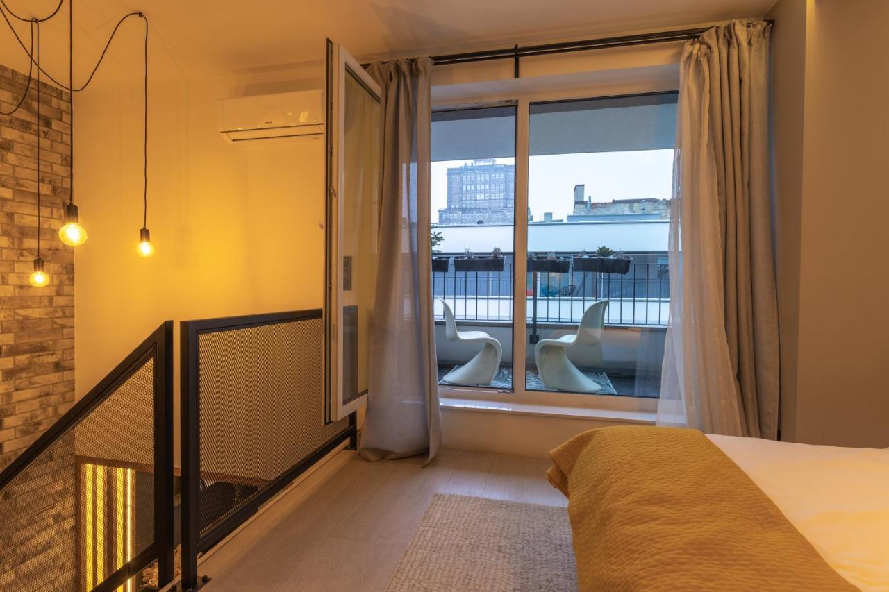 N23 Dwupoziomowy Apartament Lodz Centrum Wi-Fi Klimatyzacja ภายนอก รูปภาพ