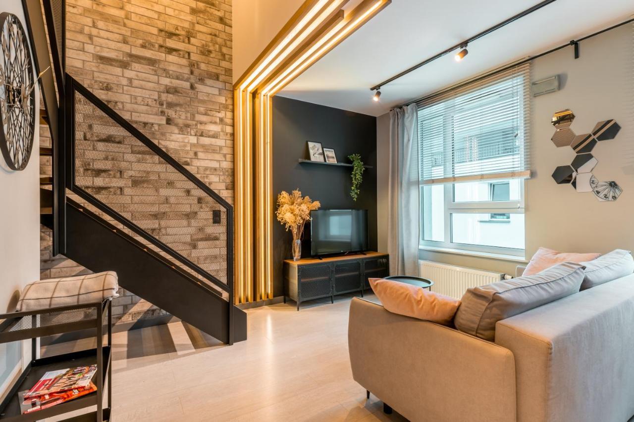 N23 Dwupoziomowy Apartament Lodz Centrum Wi-Fi Klimatyzacja ภายนอก รูปภาพ