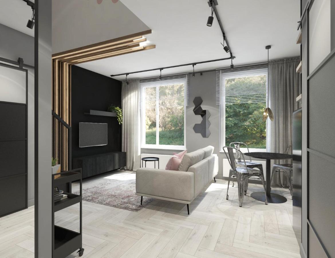 N23 Dwupoziomowy Apartament Lodz Centrum Wi-Fi Klimatyzacja ภายนอก รูปภาพ