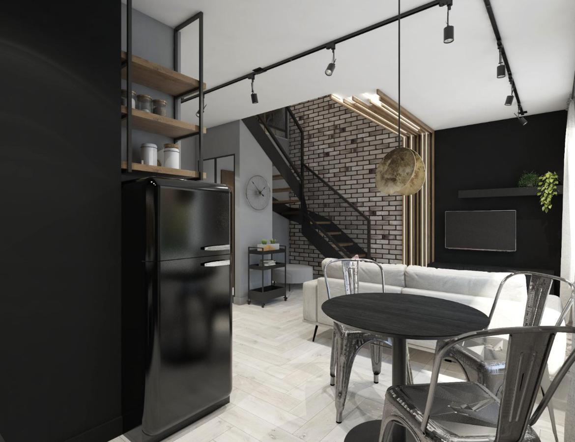 N23 Dwupoziomowy Apartament Lodz Centrum Wi-Fi Klimatyzacja ภายนอก รูปภาพ