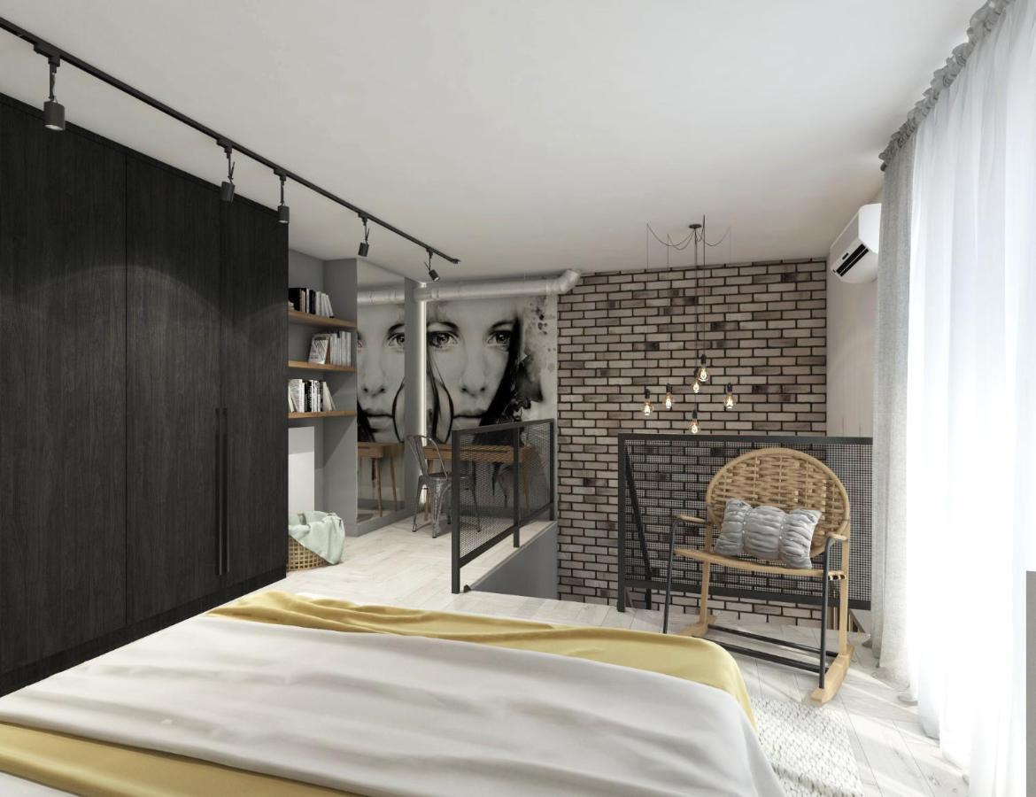 N23 Dwupoziomowy Apartament Lodz Centrum Wi-Fi Klimatyzacja ภายนอก รูปภาพ